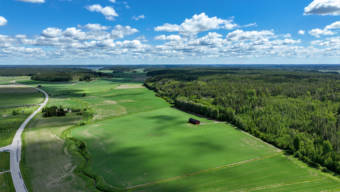 Flygbild från Kimito.