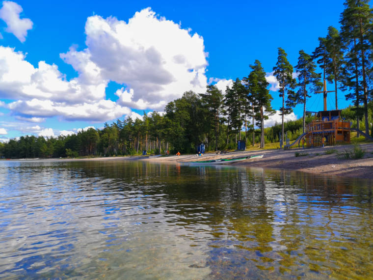 Ölmos badstrand.