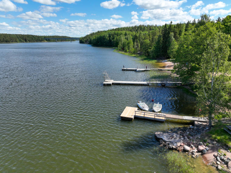 Eknäs badstrand.